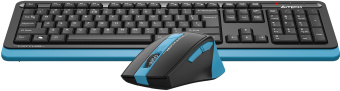 Клавиатура + мышь A4Tech Fstyler FG1035 клав:черный/синий мышь:черный/синий USB беспроводная Multimedia (FG1035 NAVY BLUE) - купить недорого с доставкой в интернет-магазине