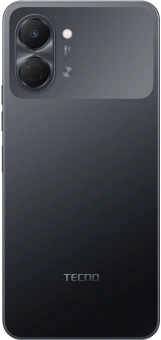 Смартфон Tecno Spark Go 3 64Gb 4Gb черный моноблок 3G 4G 2Sim 6.75" 720x1600 Android 15 13Mpix 802.11 a/b/g/n/ac NFC GPS GSM900/1800 Protect microSD max1024Gb - купить недорого с доставкой в интернет-магазине