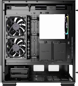 Корпус Montech Sky Two черный без БП ATX 3x140mm 2xUSB3.0 audio bott PSU - купить недорого с доставкой в интернет-магазине