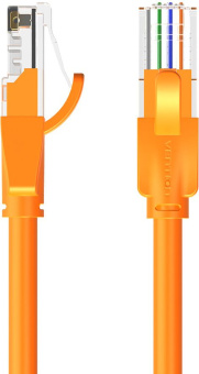 Патч-корд Vention IBEOH 1Гбит/с UTP 4 пары cat.6 CCA 2м оранжевый RJ-45 (m)-RJ-45 (m) - купить недорого с доставкой в интернет-магазине
