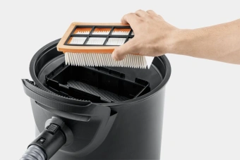 Строительный пылесос Karcher AD 4 Premium 600Вт (уборка: сухая) черный - купить недорого с доставкой в интернет-магазине