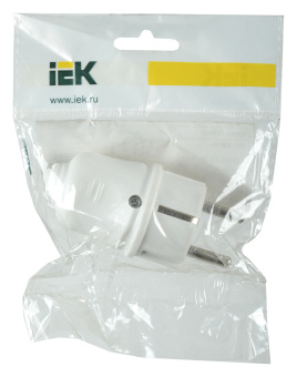 Вилка IEK ВПп10-01-Ст (EVP10-16-01-K01) разборная с заземляющим контактом - купить недорого с доставкой в интернет-магазине