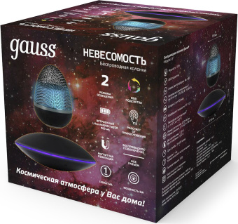 Светильник Gauss LV002 настольный LED черный 5Вт - купить недорого с доставкой в интернет-магазине