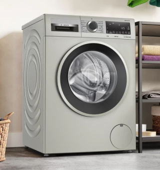 Стиральная машина Bosch Serie 4 WGA2440XME пан.англ. класс: A+++ загр.фронтальная макс.:9кг серебристый инвертер - купить недорого с доставкой в интернет-магазине