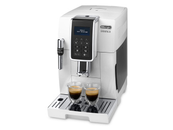Кофемашина Delonghi Dinamica ECAM350.35.W 1450Вт белый - купить недорого с доставкой в интернет-магазине