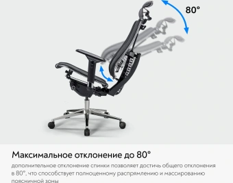 Кресло руководителя эргономичное Метта Yoga 4DF B2-12D - GoyaLE темно-серый сиденье темно-серый велюр с подголов. крестов.5-луч. металл хром - купить недорого с доставкой в интернет-магазине