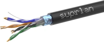 Кабель информационный Suprlan Standard 01-1028-1 кат.5E FTP 4X2X0.48AWG PE внешний 305м черный - купить недорого с доставкой в интернет-магазине