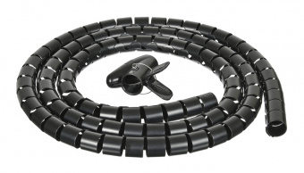 Кабельный органайзер Buro BHP CG252B Spiral Hose 25x2000mm Black - купить недорого с доставкой в интернет-магазине