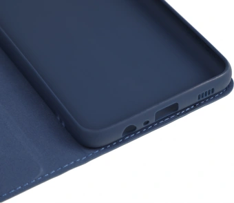 Чехол (флип-кейс) DF для Samsung Galaxy A02 sFlip-85 синий (DF SFLIP-85 (BLUE)) - купить недорого с доставкой в интернет-магазине