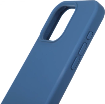 Чехол (клип-кейс) Deppa для Apple iPhone 15 Pro Liquid Silicone синий - купить недорого с доставкой в интернет-магазине