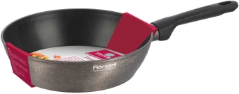 Сковорода Rondell Posh RDA-1474 круглая 20см покрытие: Xylan Plus ручка несъемная (без крышки) бронзовый - купить недорого с доставкой в интернет-магазине