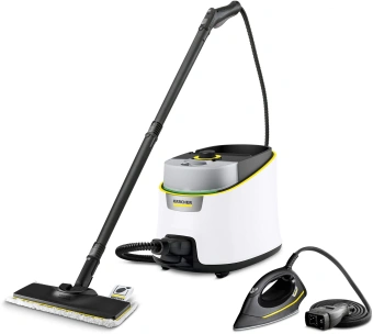 Пароочиститель напольный Karcher SC 4 Deluxe Iron EasyFix 2200Вт белый - купить недорого с доставкой в интернет-магазине