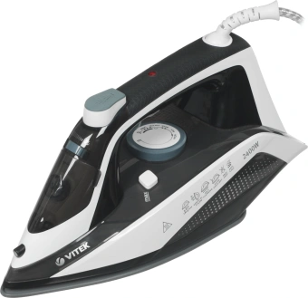 Утюг Vitek VT-8313 2400Вт белый/черный - купить недорого с доставкой в интернет-магазине