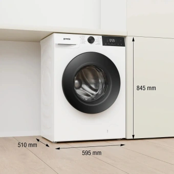Стиральная машина Gorenje WDG2P854A3C2/C класс: A загр.фронтальная макс.:8кг (с сушкой) белый инвертор - купить недорого с доставкой в интернет-магазине