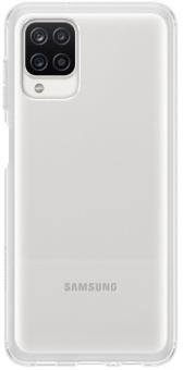 Чехол (клип-кейс) Samsung для Samsung Galaxy A12 Soft Clear Cover прозрачный (EF-QA125TTEGRU) - купить недорого с доставкой в интернет-магазине