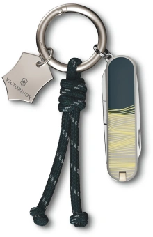 Нож перочинный Victorinox Classic SD New York Style (0.6223.E223) 58мм 7функц. серый подар.коробка в комплекте: шнурок - купить недорого с доставкой в интернет-магазине