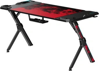 Стол игровой Bloody BD-TB201 столешница ЛДСП карбон каркас черный 140x75x75см - купить недорого с доставкой в интернет-магазине