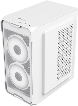 Корпус Оклик OCC-MN302F белый без БП mATX 1xUSB2.0 1xUSB3.0 audio - купить недорого с доставкой в интернет-магазине
