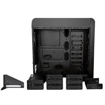 Корпус Thermaltake Core V71 TG черный без БП ATX 2x200mm 2xUSB2.0 2xUSB3.0 audio bott PSU - купить недорого с доставкой в интернет-магазине