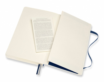 Блокнот Moleskine CLASSIC SOFT EXPENDED QP616EXPB20 Large 130х210мм 400стр. линейка мягкая обложка синий сапфир - купить недорого с доставкой в интернет-магазине