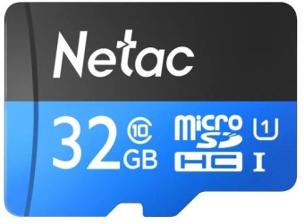 Флеш карта microSDHC 32Gb Class10 Netac NT02P500STN-032G-S P500 w/o adapter - купить недорого с доставкой в интернет-магазине