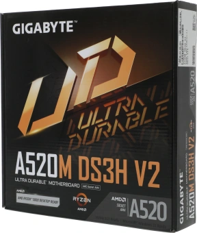 Материнская плата Gigabyte A520M DS3H V2 Soc-AM4 AMD A520 4xDDR4 mATX AC`97 8ch(7.1) GbLAN RAID+HDMI+DP - купить недорого с доставкой в интернет-магазине