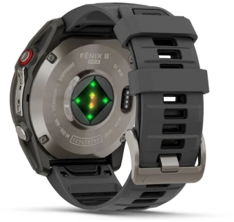 Смарт-часы Garmin Fenix 8 Pro 51мм 1.4" AMOLED корп.серебристый рем.черный разм.брасл.:127-225мм (010-03199-11) - купить недорого с доставкой в интернет-магазине