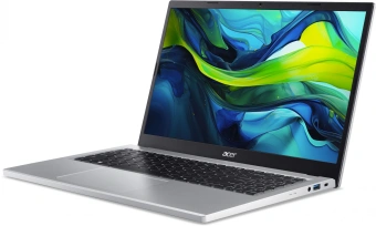 Ноутбук Acer Aspire Go AG15-32P-394D Core 3 N355 16Gb SSD512Gb Intel Graphics 15.6" TN FHD (1920x1080) без ОС silver WiFi BT Cam (NX.J8XCD.004) - купить недорого с доставкой в интернет-магазине