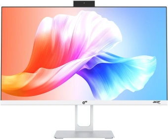 Моноблок Acer Gadget E10 ERAIO 23.8" Full HD Ryzen 7 6800H (3.2) 16Gb SSD512Gb 680M Windows 11 Pro GbitEth WiFi BT 120W Cam белый/серебристый 1920x1080 - купить недорого с доставкой в интернет-магазине