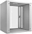 Шкаф коммутационный Cabeus (WSC-05D-12U55/45) настенный 12U 550x450мм пер.дв.стекл 30кг серый 340мм 17кг 220град. 590мм IP20 сталь