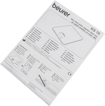 Весы кухонные электронные Beurer KS19 lemon макс.вес:5кг рисунок - купить недорого с доставкой в интернет-магазине