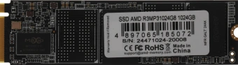 Накопитель SSD AMD PCIe 3.0 x4 1TB R3MP31024G8 Radeon M.2 2280 - купить недорого с доставкой в интернет-магазине