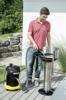 Строительный пылесос Karcher AD 4 Premium 600Вт (уборка: сухая) черный - купить недорого с доставкой в интернет-магазине