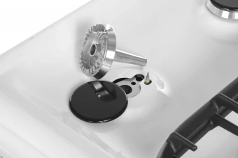 Плита Газовая Gefest CG 50М02 К73 белый (без крышки) реш.чугун - купить недорого с доставкой в интернет-магазине