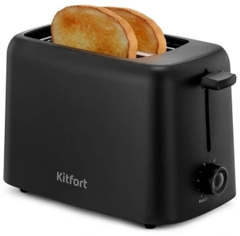 Тостер Kitfort КТ-9977 650Вт черный - купить недорого с доставкой в интернет-магазине