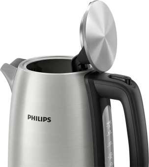 Чайник электрический Philips HD9353/90 1.7л. 2060Вт нержавеющая сталь/черный (корпус: нержавеющая сталь) - купить недорого с доставкой в интернет-магазине