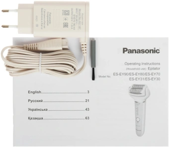 Эпилятор Panasonic ES-EY30-V520 скор.:3 насад.:4 от аккум. фиолетовый - купить недорого с доставкой в интернет-магазине