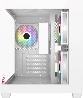 Корпус Bloody CC-121 белый без БП mATX 7x120mm 1xUSB2.0 1xUSB3.0 audio - купить недорого с доставкой в интернет-магазине