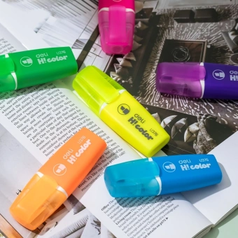 Набор текстовыделителей Deli EU376 скошенный пиш. наконечник 1-5мм флуоросцентный 6цв. ассорти пластиковая коробка (6шт.) - купить недорого с доставкой в интернет-магазине