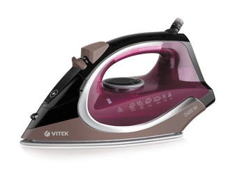 Утюг Vitek VT-8309 2400Вт бордовый/черный - купить недорого с доставкой в интернет-магазине