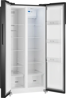 Холодильник Weissgauff WSBS 500 Inverter NoFrost 2-хкамерн. черный стекло инвертер - купить недорого с доставкой в интернет-магазине