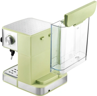 Кофеварка рожковая Kitfort КТ-7442 850Вт зеленый/нержавеющая сталь - купить недорого с доставкой в интернет-магазине