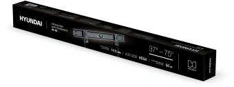 Кронштейн для телевизора Hyundai SL-X2 черный 37"-75" макс.50кг настенный фиксированный - купить недорого с доставкой в интернет-магазине