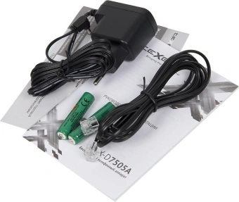 Р/Телефон Dect Texet TX-D7505A черный АОН - купить недорого с доставкой в интернет-магазине