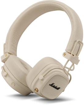 Гарнитура накладные Marshall Major V бежевый беспроводные bluetooth оголовье (MAJOR V CREAM) - купить недорого с доставкой в интернет-магазине