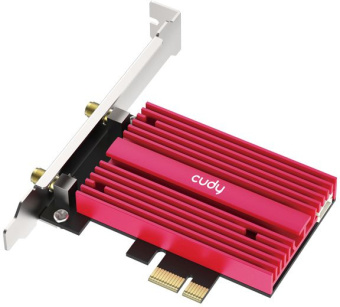 Сетевой адаптер Wi-Fi + Bluetooth Cudy WE4000 АХ5400 PCI Express (ант.внеш.съем) 1ант. - цена, купить или заказать с доставкой в интернет-магазине Сетевой адаптер Wi-Fi + Bluetooth Cudy WE4000 АХ5400 PCI Express (ант.внеш.съем) 1ант. - купить недорого с доставкой в интернет-магазине