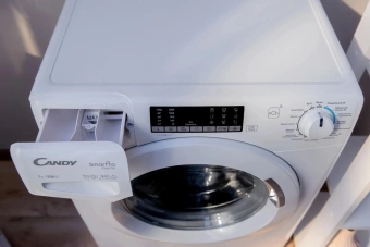 Стиральная машина Candy Smart Pro CSO4 276TWM-07 класс: A загр.фронтальная макс.:7кг белый инвертор - купить недорого с доставкой в интернет-магазине