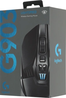 Мышь Logitech G903 LightSpeed Hero черный оптическая 25600dpi беспров. USB 9but (910-005674) - купить недорого с доставкой в интернет-магазине