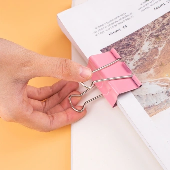 Зажимы Deli E8552A металл 41мм ассорти (упак.:24шт) пластиковая коробка - купить недорого с доставкой в интернет-магазине