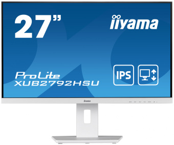 Монитор Iiyama 27" ProLite XUB2792HSU-W5 белый IPS LED 16:9 HDMI M/M матовая HAS Piv 250cd 178гр/178гр 1920x1080 75Hz VGA DP FHD USB 6.3кг - купить недорого с доставкой в интернет-магазине